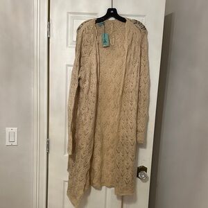Xhilaration Beige Women's Knit Cardigan